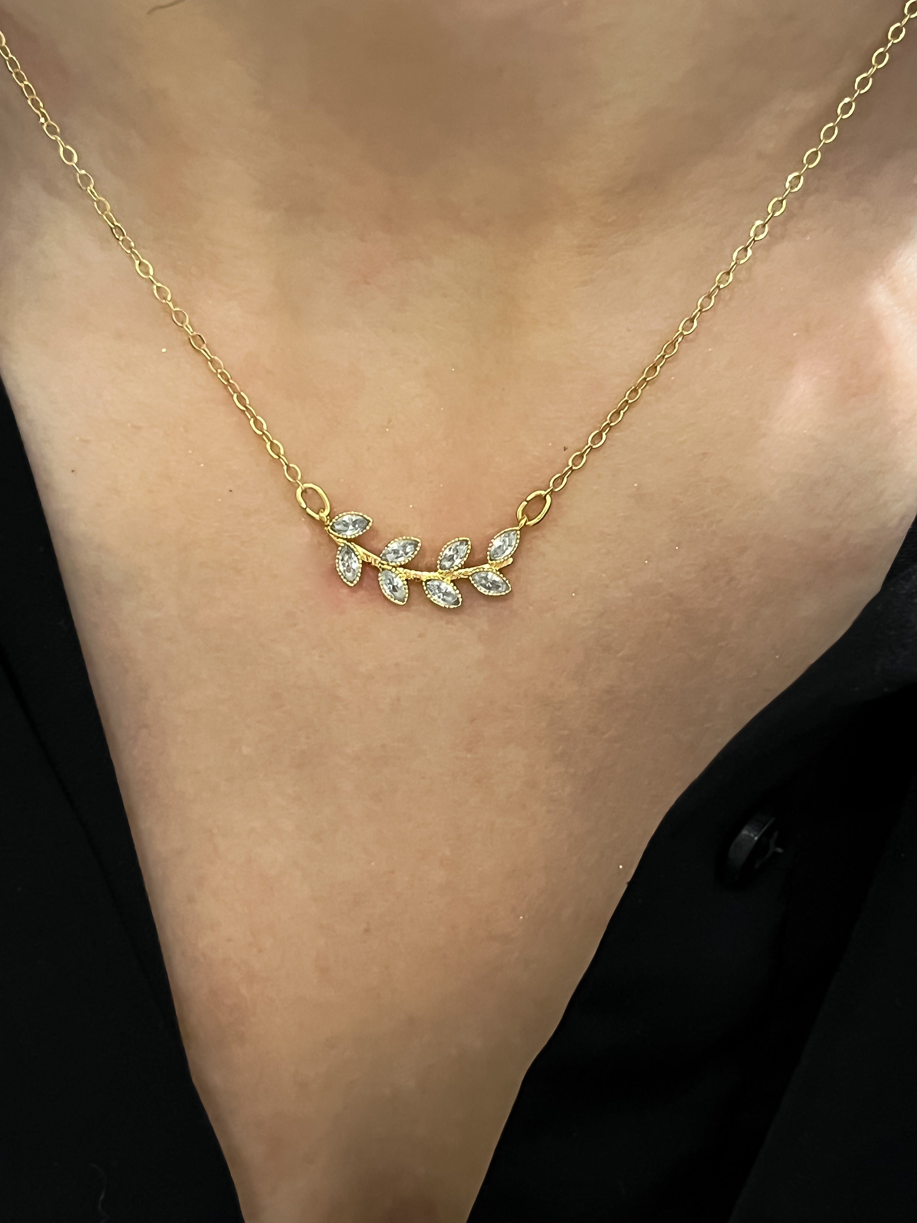 Collier un hiver givré