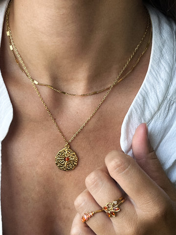 Collier étoile de corail