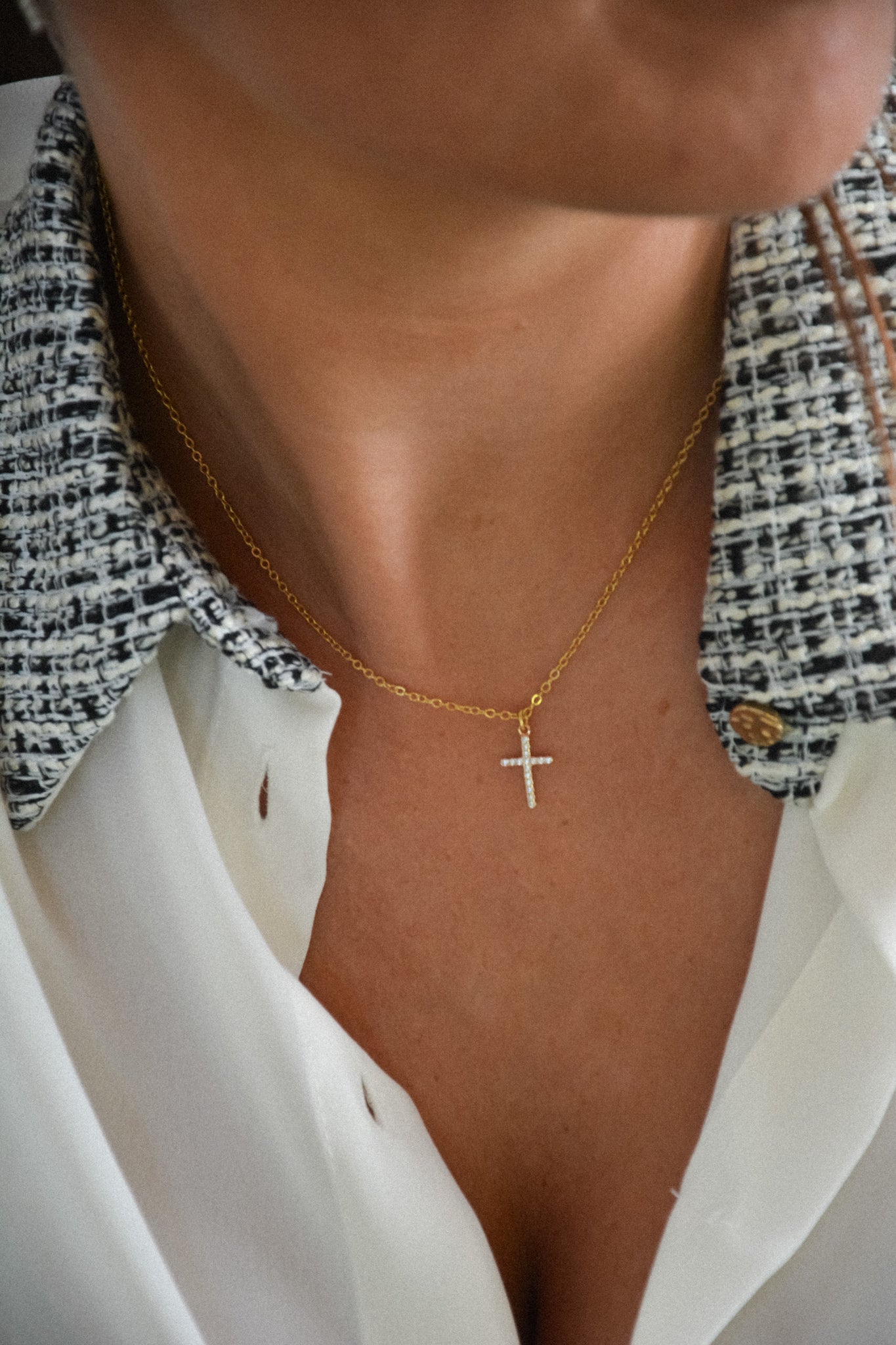 Collier croix