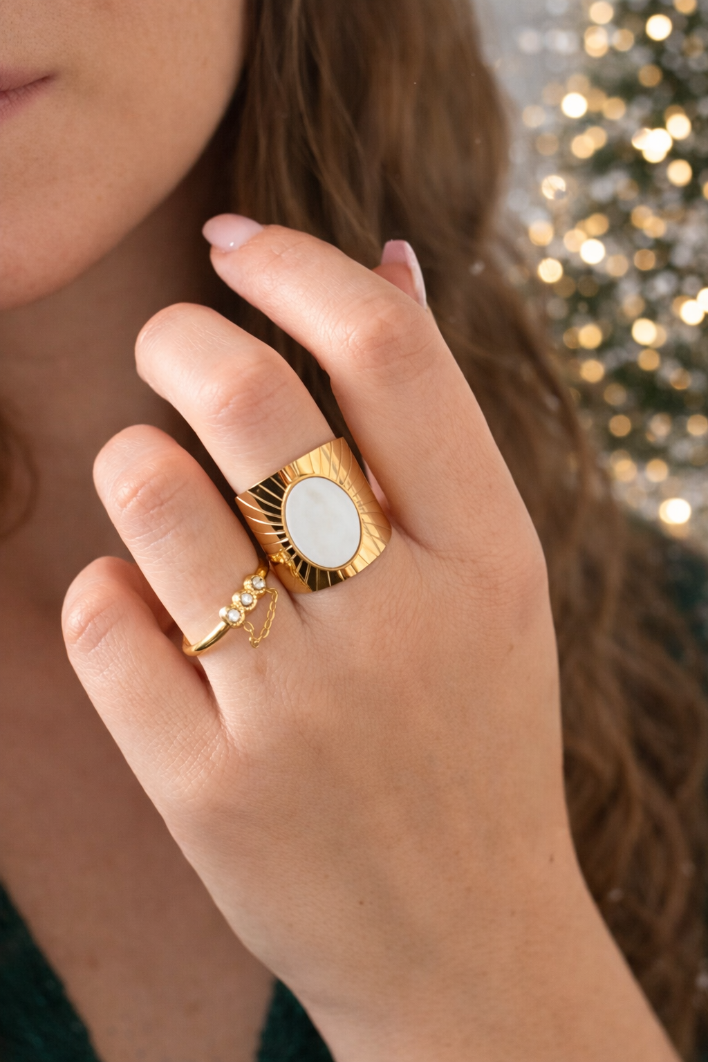 Bague Noor (lumière, pureté)