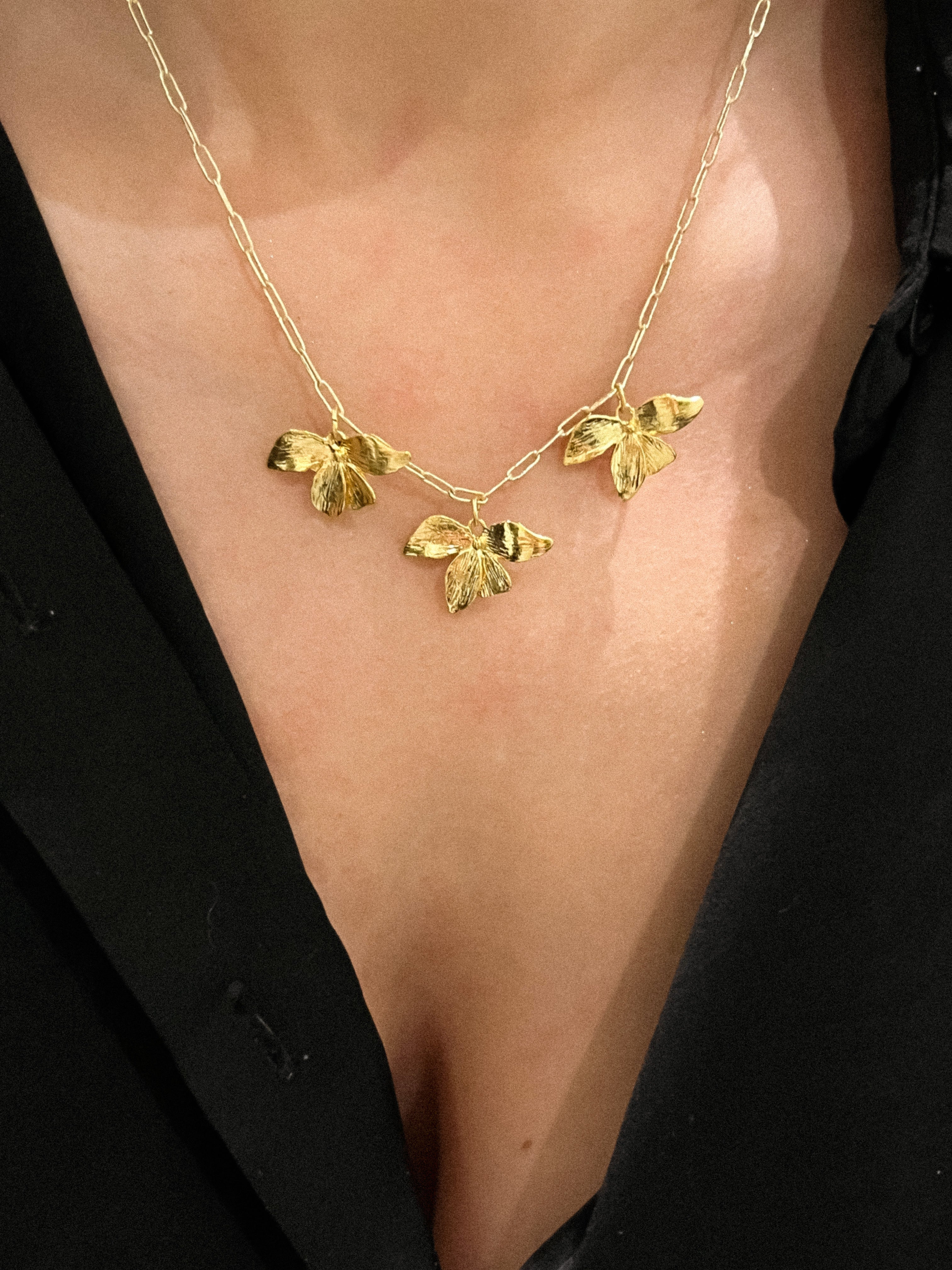 Collier Orchidée