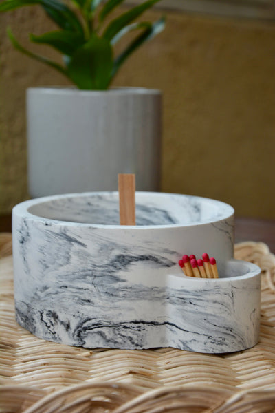 Pot décoration jesmonite