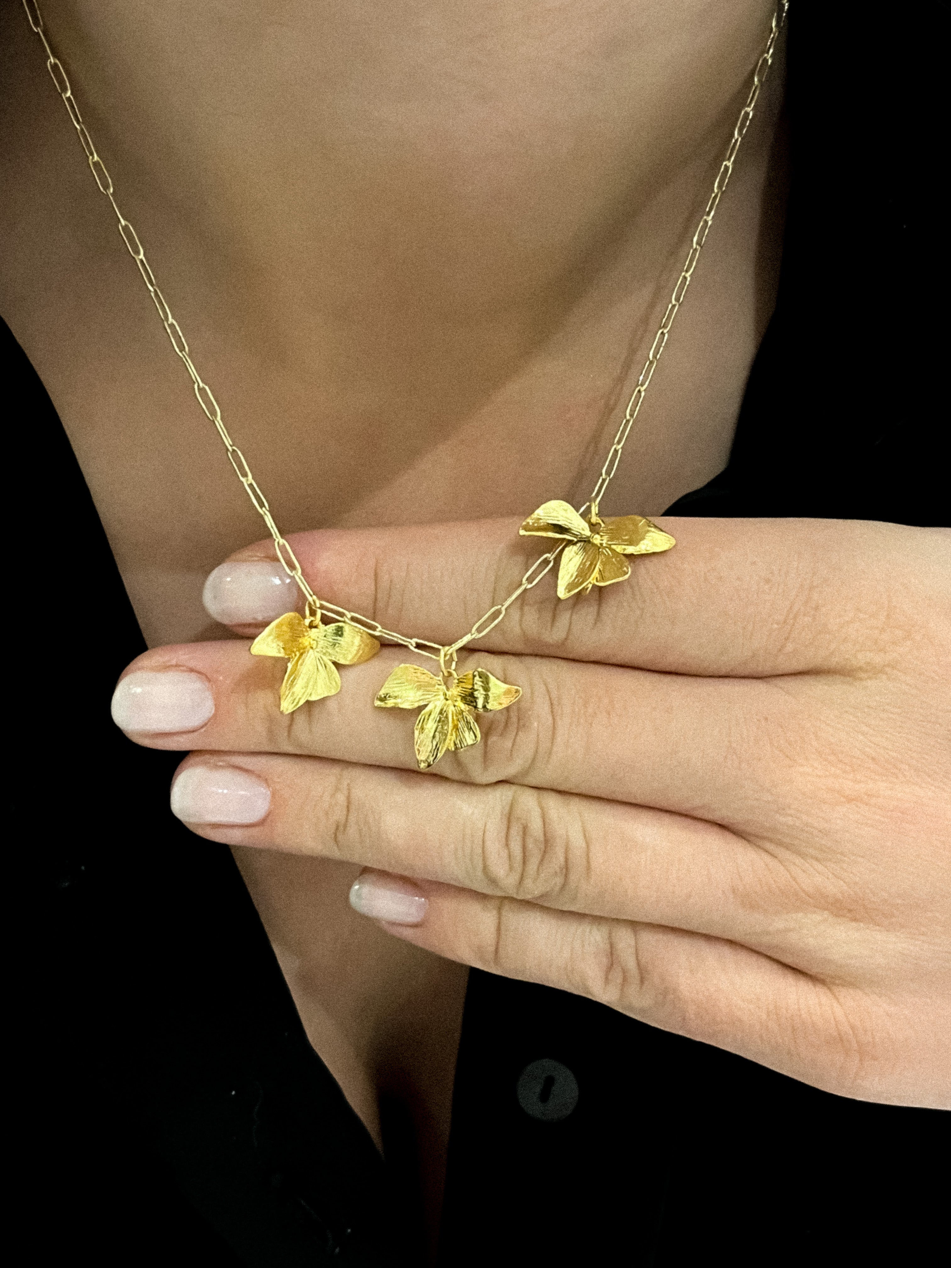 Collier Orchidée