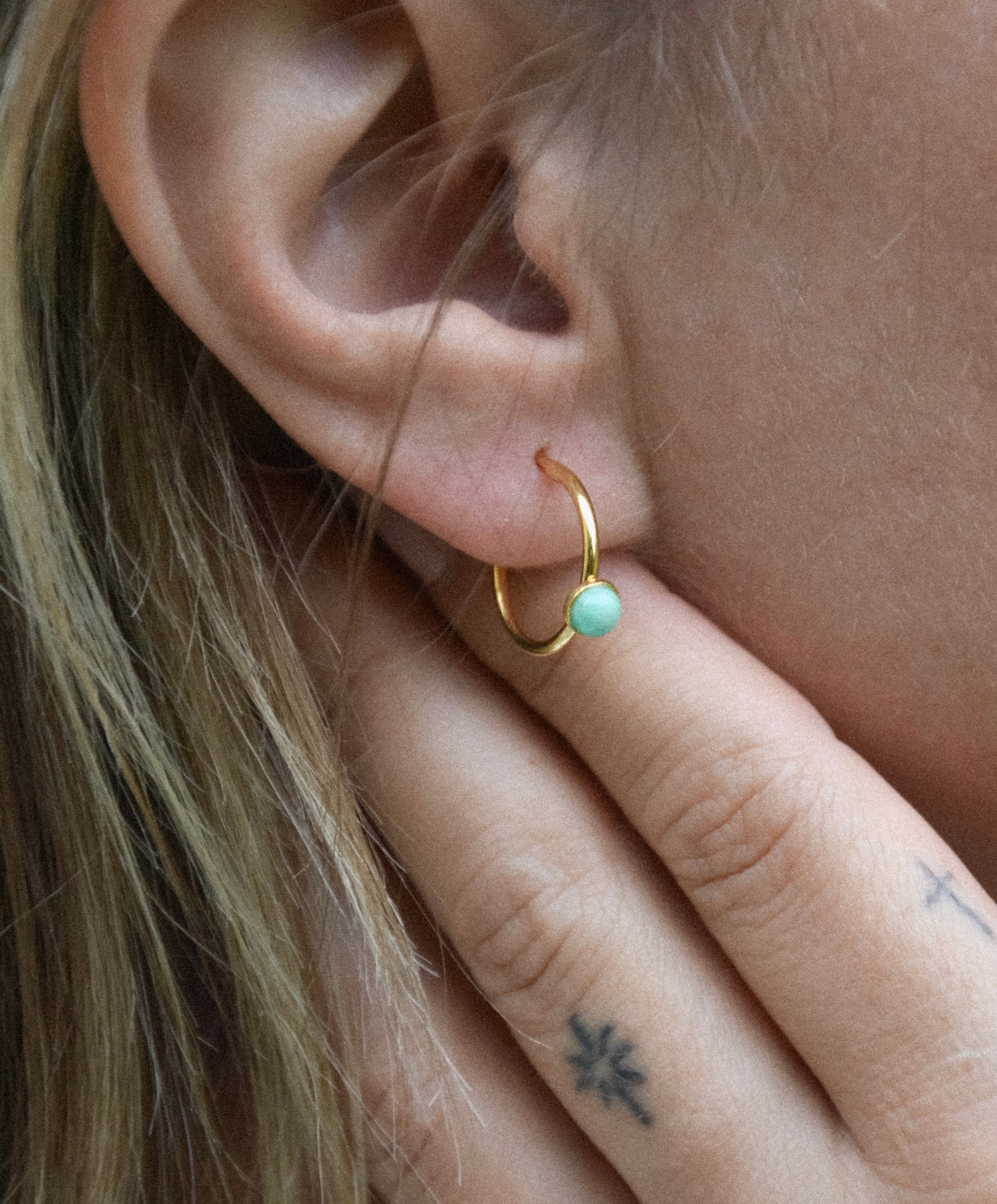 Boucles d’oreilles Ludmila turquoise