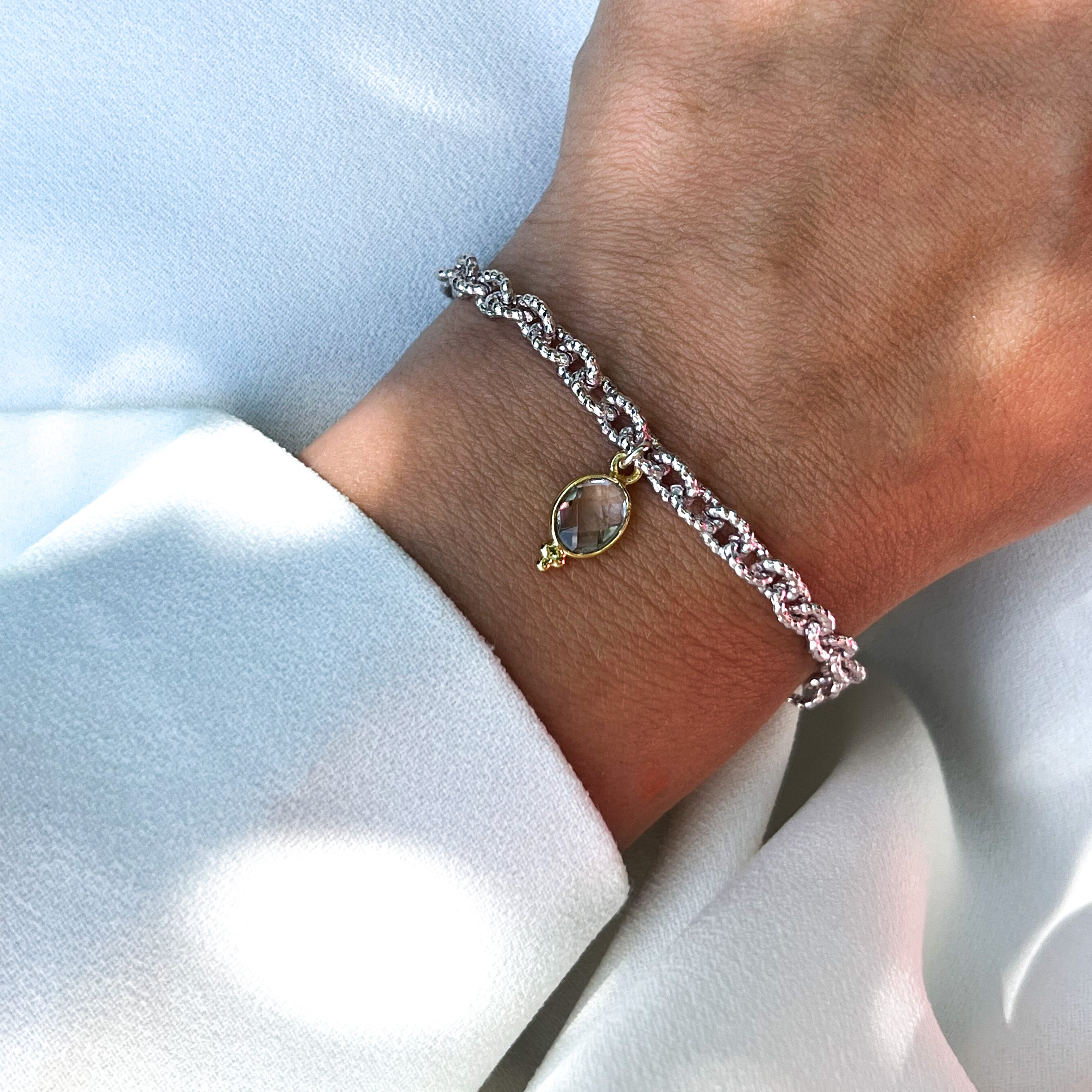 Bracelet Audacieuse argent doré