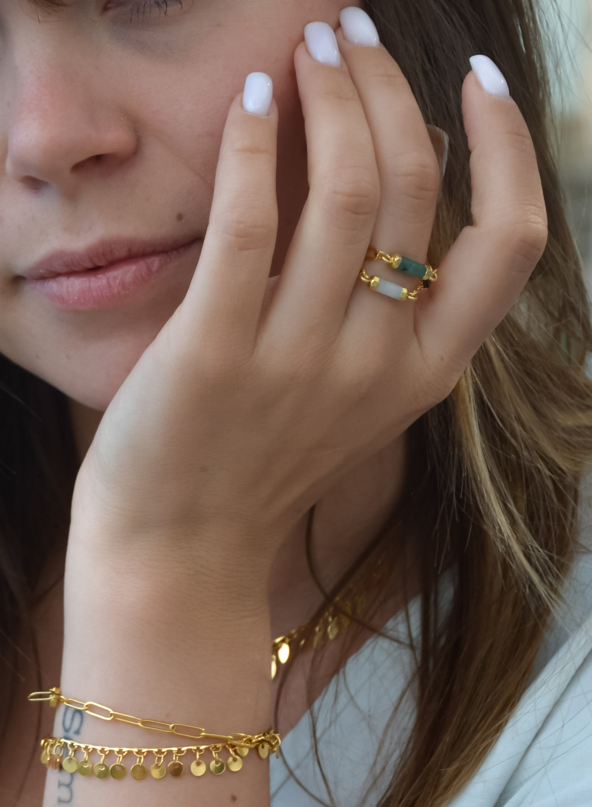 Bague Audacieuse Pierre de lune